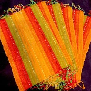 Table Placemats. Colorful Kitchen Table Placemats